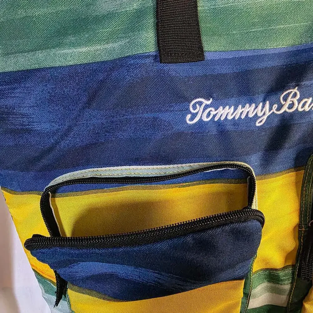Tommy Bahama Insulated Large Cooler Bag Beach Tote Tropical Blue Green Yellow